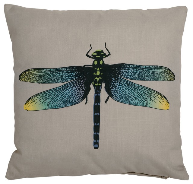 Dragonfly Cushion Contemporary Decorative Pillows by Very