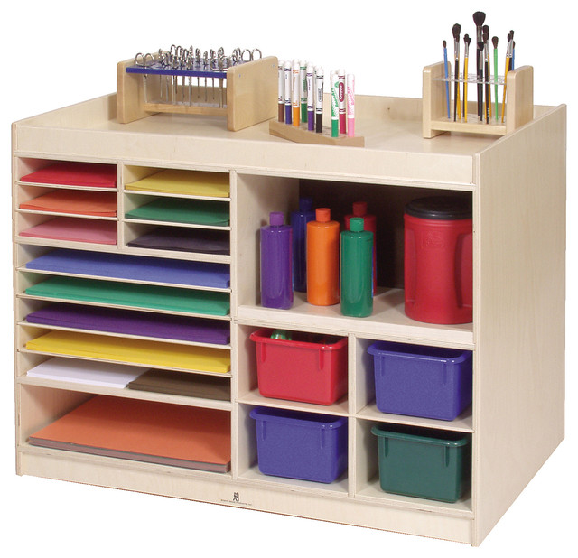 Steffywood Mobile Kids Child Art Paint Storage Cabinet ...