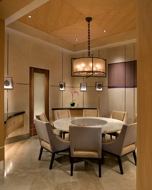 Luxurious Zen Resort - Paradise Valley - asian - dining room ...