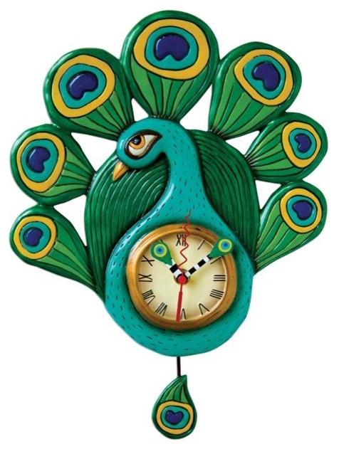 Cute Cartoon Peacock