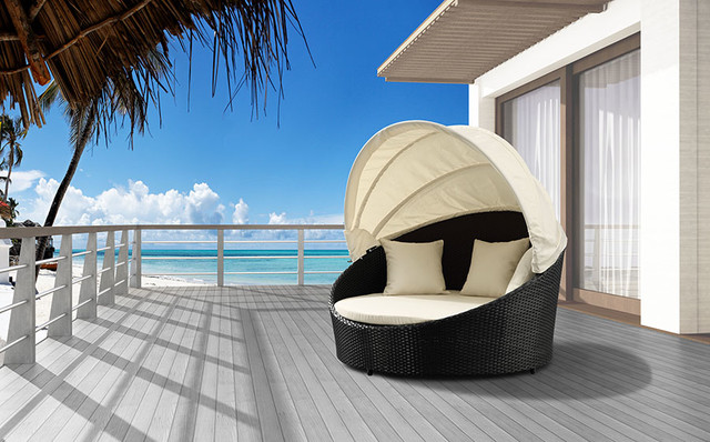 Colva Canopy Day Bed - modern - patio furniture and outdoor ...