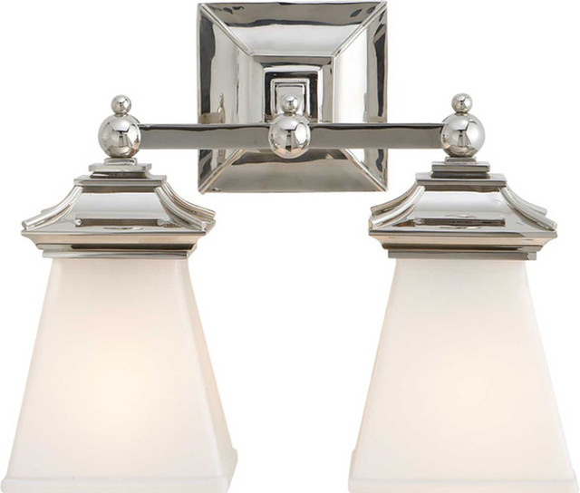 Double Chinoiserie Bath Light  Traditional  Bathroom 