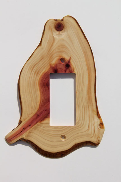 Cedar Switch Plate Cover - Contemporary - Switch Plates And Outlet Covers - other metro - by The ...