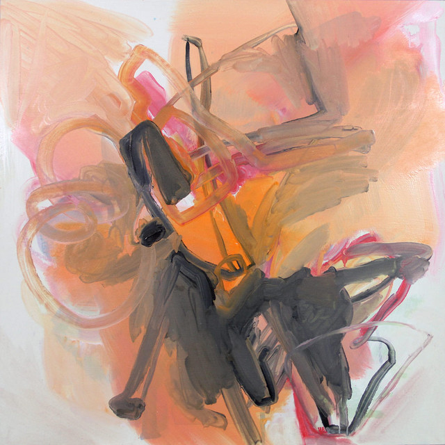 Orange Chair contemporary-artwork