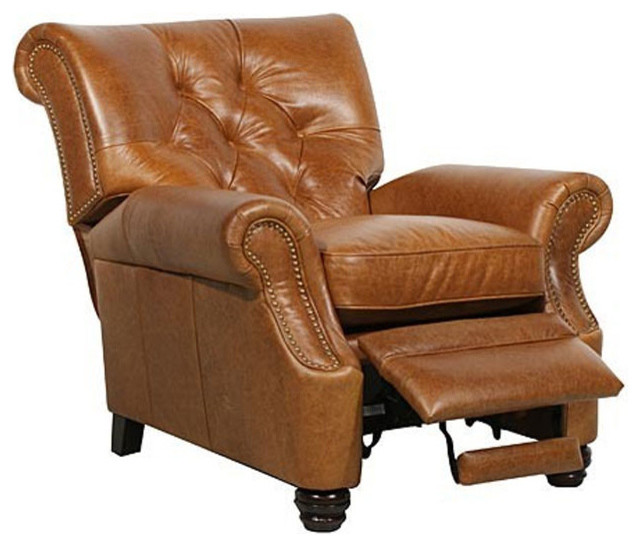 BarcaLounger Phoenix II Leather Recliner Modern Recliner Chairs