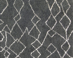Rugsville Moroccan Beni Ourain Grey Wool Rug accessories and decor