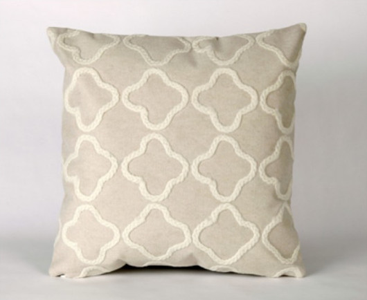 Liora Manne Crochet Tile White Pillow - Contemporary - Decorative Pillows