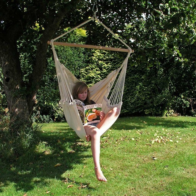 Hammock Chair, Ecru - Contemporary - Hammocks And Swing Chairs - by ...