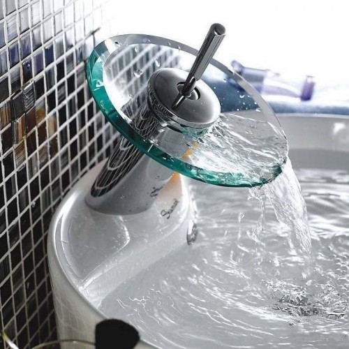 glass waterfall bathroom sink faucet chrome finish single handle mount glass waterfall bath sink faucet contemporary bathroom glass waterfall bathroom sink faucet chrome finish single handle mount glass waterfall bath sink faucet contemporary bathroom