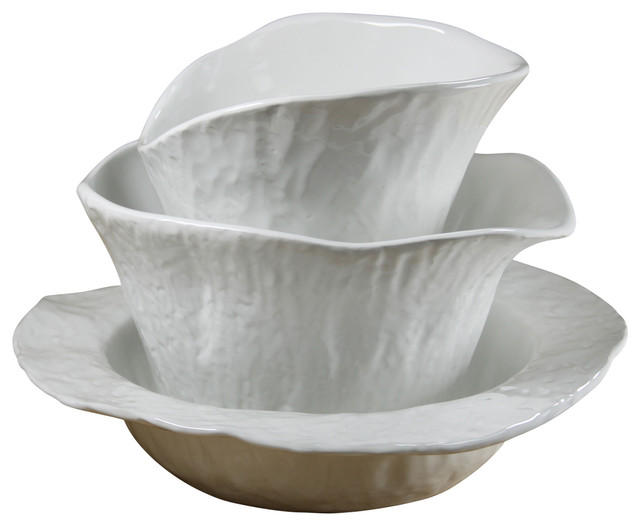 Handmade Organic Shaped Bowl, Large Contemporary Serving And Salad