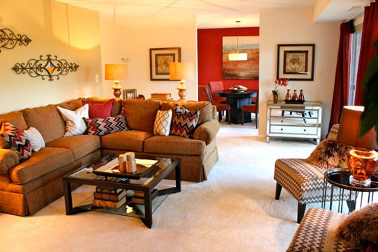 Roland Park Model traditional living room