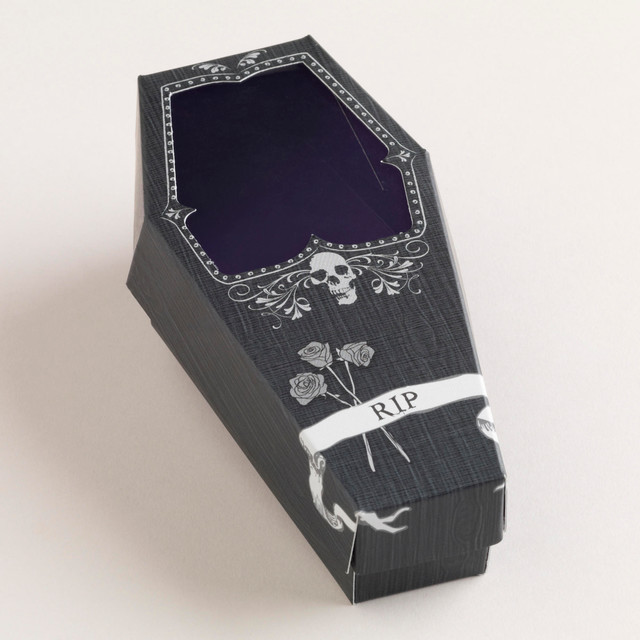 Halloween Coffin Treat Boxes Contemporary Holiday