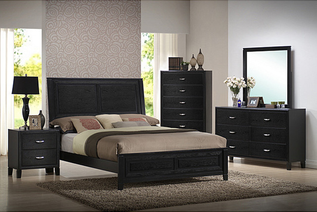 ... piece Queen-size Bedroom Set contemporary-bedroom-furniture-sets