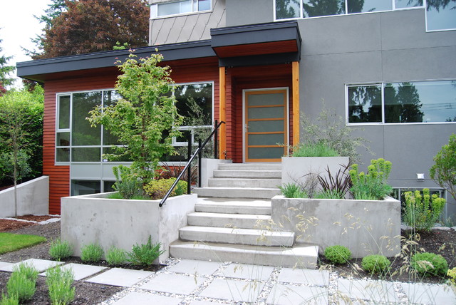 modern exterior by Portal Design Inc
