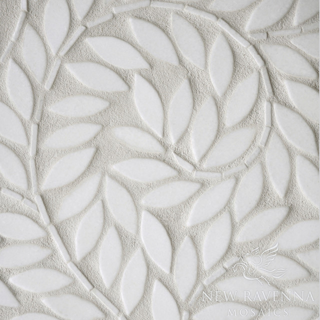 Jacqueline Vine Stone Mosaic Contemporary Tile other metro by New Ravenna Mosaics