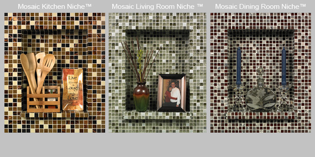 Mosaic Niche Kit - Eclectic - Tile - by Tile Redi
