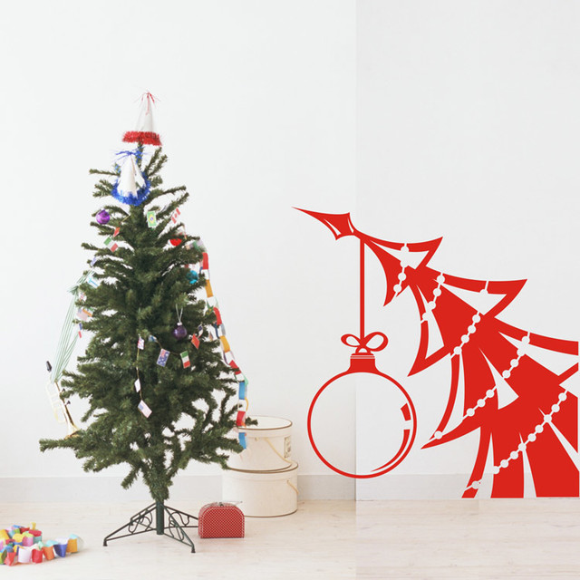 family tree wall decal christmas tree is bent by big ball family tree wall decal christmas tree is bent by big ball