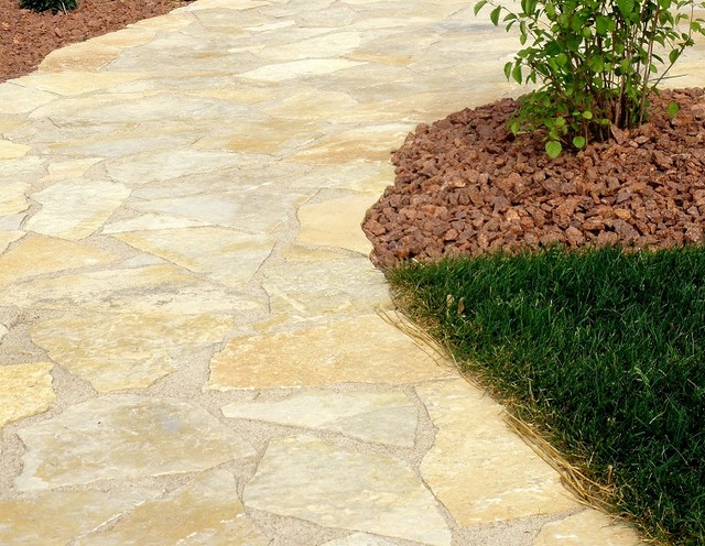 Flagstone Pathway rustic-landscape
