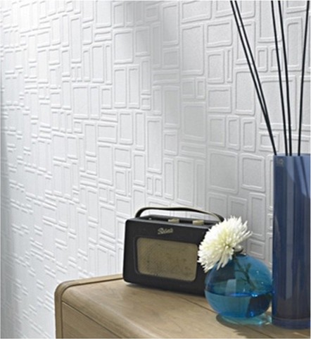 Feature Wallpaper on Feature Wall Paintable Wallpaper   Modern   Wallpaper     By