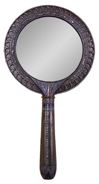 round hand mirror