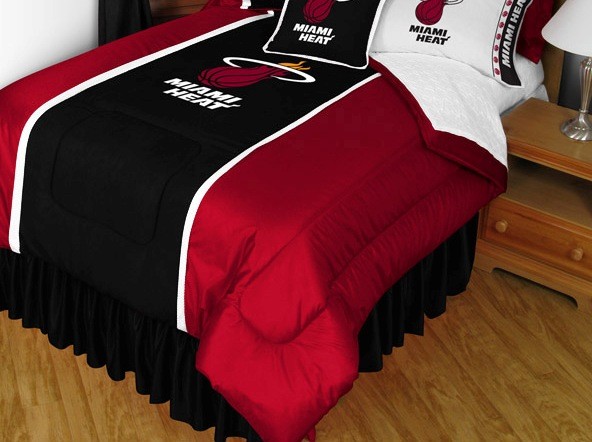 nba miami heat sidelines comforter and sheet set combo nba miami heat sidelines comforter and sheet set combo