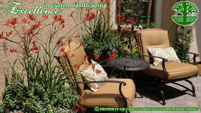 CHIP-N-DALE'S CUSTOM LANDSCAPING SEATING AREAS contemporary patio