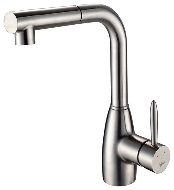 ... Lever Stainless Steel Pull Out Kitchen Faucet modern-kitchen-faucets