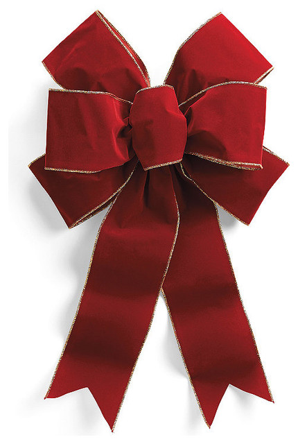 pre made 24 quot red outdoor christmas bow traditional pre made 24 quot red outdoor christmas bow traditional