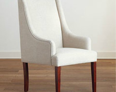 Linen Hayden Dining Chair modern dining chairs and benches