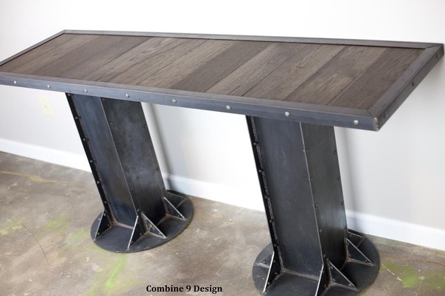 Console Table - Vintage Industrial, urban/modern/loft design. Midcentury, Modern midcentury