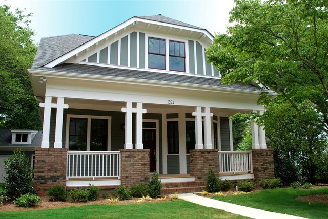 new craftsman bungalow with historic charm. craftsman-exterior