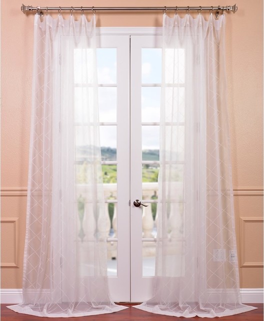 Curtains On Sliding Glass Doors White Lace Sheer Curtains