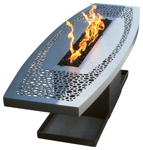 Coffee Table Fire Pit Contemporary Fire Pits by Home Infatuation