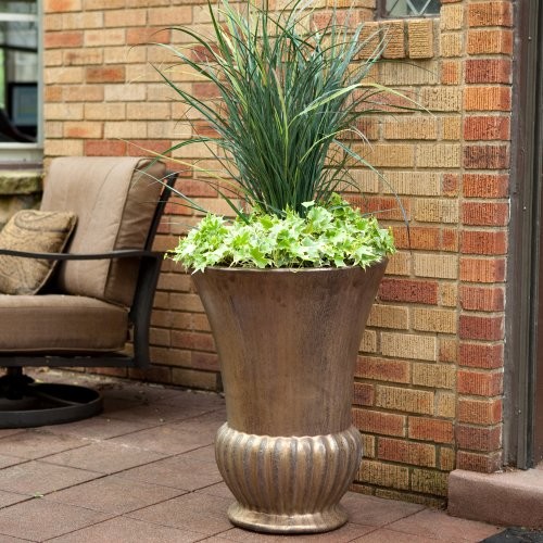Large Glazed Outdoor Planters