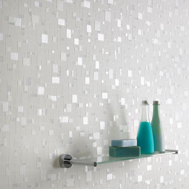 White bathroom wallpaper 2017 - Grasscloth Wallpaper