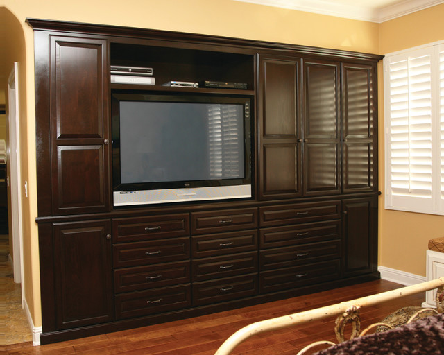 Entertainment Centers & Built-in Niches - Transitional - Bedroom ...