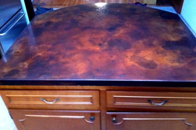 Stained Countertops