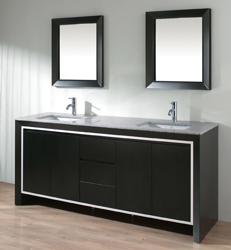 Double Bathroom Vanities - traditional - bathroom vanities and ...