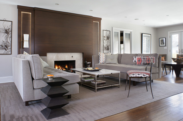 Modern minimalist home - contemporary - living room - new york ...