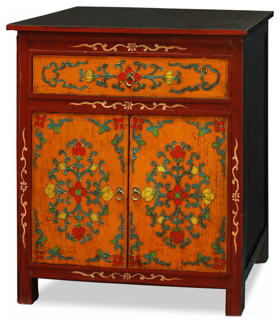 Hand Painted Tibetan Cabinet - Asian - Furniture - By China Furniture ...