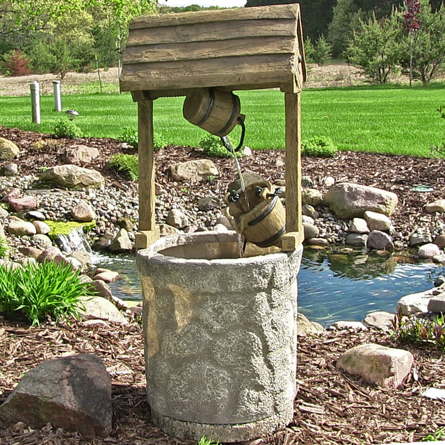 outdoor classics american wishing well outdoor fountain outdoor classics american wishing well outdoor fountain