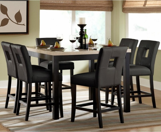 7 piece counter height kitchen table set