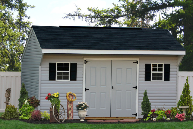  Sheds in PA, NJ, NY, CT, DE, MD, VA, WV traditional-garage-and-shed