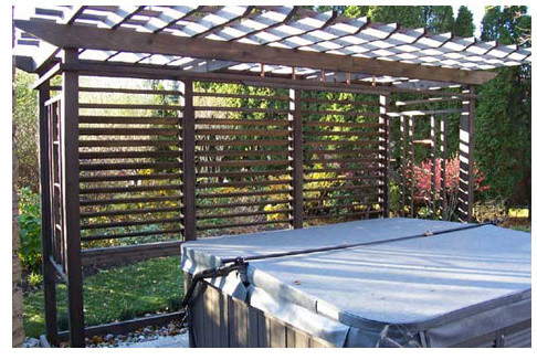 patio layout thoughts with pergola