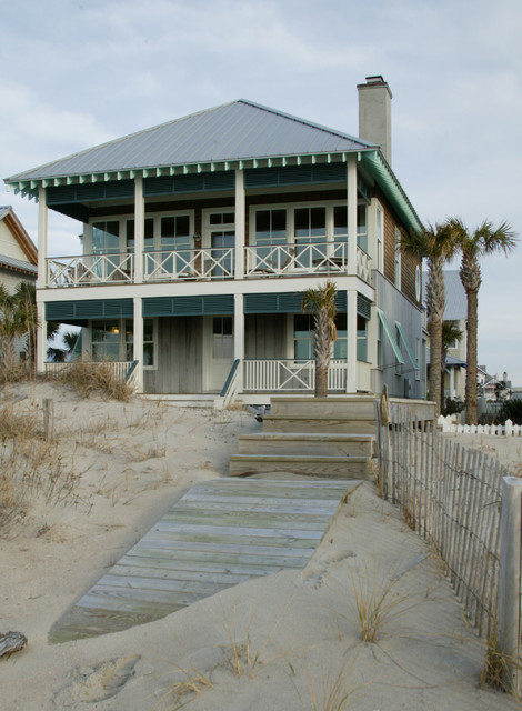 NC costal House - Beach Style - Exterior - wilmington - by Don Duffy