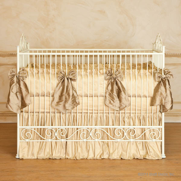 antique metal crib