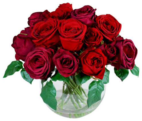 Artificial Red Rosesugg Stovle Artificial Red Roses