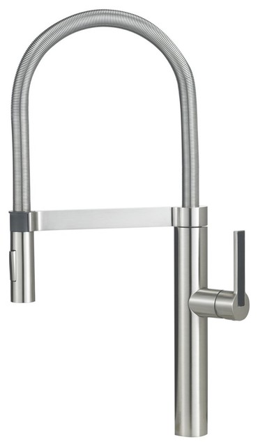 BLANCO 441331 CULINA Polished Chrome Semi-Professional Kitchen Faucet ...