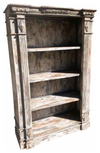Carved Wood Bookcase - Contemporary - Bookcases - new york - by Second 
