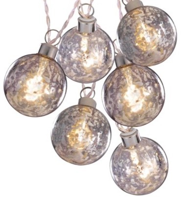 clear battery operated silver glass ball string lights clear battery operated silver glass ball string lights